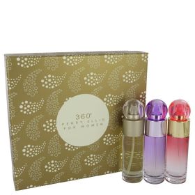 Perry Ellis Gift Set -- 1 oz Perry Ellis 360 EDT Spray + 1 oz Perry Ellis 360 Coral EDP Spray + 1 oz Perry Ellis 360 Purple EDP Spray
